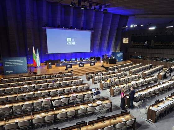 PARIS, FRANCE - JULY 10: A glimpse into the United Nations Educational, Scientific and Cultural Organization (UNESCO) headquarters on July 10, 2025 in Paris, France.  Copyright: xVCGx 111579009637