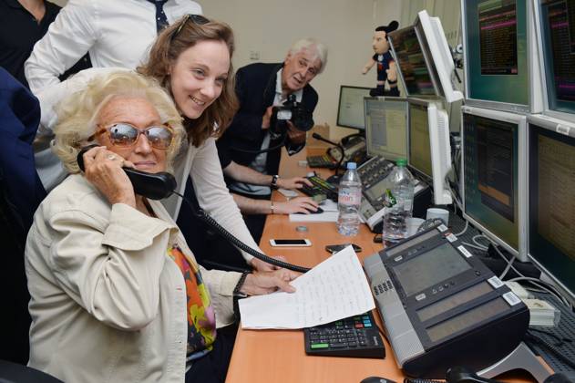 Bernadette Chirac - 12ème édition du BGC Charity Day à Paris, le 12 septembre 2016, en mémoire aux 658 collaborateurs du groupe BGC Partners (leader mondial du courtage interbancaire) disparus il y a 15 ans dans les attentats du World Trade Center du 11 septembre 2001. Les people sont courtier d un jour pour encourager les clients à passer ce jour là le maximum d ordres dans la salle des marchés d Aurel BGC au 62, rue de Richelieu 75002 Paris. Chaque 11 septembre, la totalité du chiffre d affaire réalisé par le groupe sera reversée à des associations. Veeren Bestimage 12th edition of the BGC Charity Day in Paris September 12, 2016 in memory of the 658 employees of the BGC Partners Group (world leader interbank brokerage) disappeare  Copyright: xVEERENx xBESTIMAGExVEERENx xBESTIMAGEx