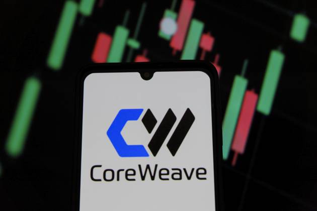 July 18, 2025, Bandung, West Java, Indonesia: In this photo illustration, the CoreWeave, Inc. is an American AI cloud-computing startup logo is seen displayed on a smartphone screen. Bandung Indonesia - ZUMAs281 20250718_zip_s281_014 Copyright: xAlgixFebrixSugitax