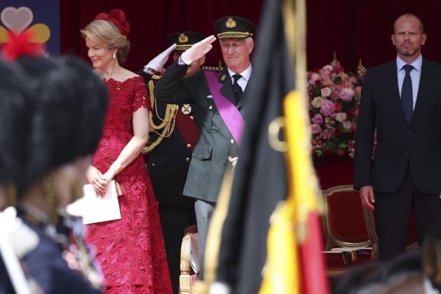 Military and civilian parade for the national Day 2025 BRUSSELS, BELGIUM - JULY 21 : Queen Mathilde of Belgium, King Philippe of Belgium, Theo Francken (N-VA), Minister of Defence of Federal Government during the military and civilian parade for the national Day 2025 on the Place des Palais - Paleizenplein pictured on July 21, 2025 in Brussels, Belgium, 21 07 2025 Brussels Belgium Copyright: xXpix