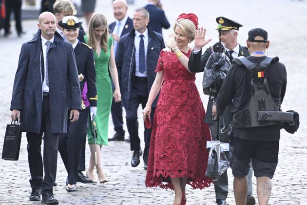 Military and civilian parade for the national Day 2025 BRUSSELS, BELGIUM - JULY 21 : Princess Eleonore of Belgium, Prince Emmanuel of Belgium, Princess Elisabeth of Belgium, Queen Mathilde of Belgium and King Philippe of Belgium during the military and civilian parade for the national Day 2025 on the Place des Palais - Paleizenplein pictured on July 21, 2025 in Brussels, Belgium, 21 07 2025 Brussels Belgium Copyright: xXpix