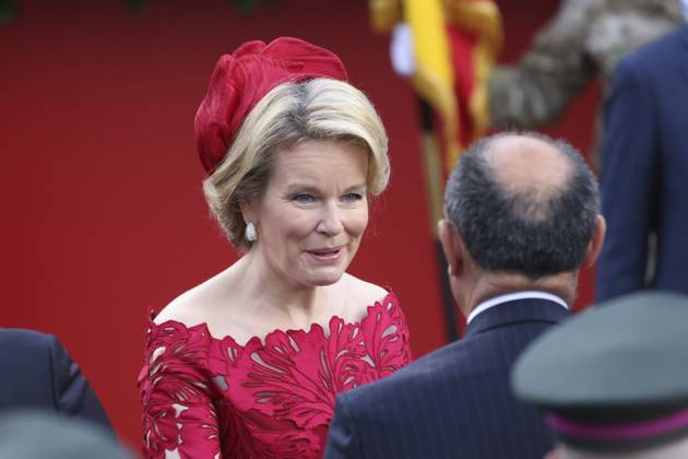 Military and civilian parade for the national Day 2025 BRUSSELS, BELGIUM - JULY 21 : Queen Mathilde of Belgium during the military and civilian parade for the national Day 2025 on the Place des Palais - Paleizenplein pictured on July 21, 2025 in Brussels, Belgium, 21 07 2025 Brussels Belgium Copyright: xXpix