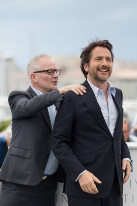 Thierry Frémaux, délégué général du festival de Cannes, Edouard Baer, maître de cérémonie lors du photocall du maître de cérémonie du 71ème Festival International du Film de Cannes, le 8 mai 2018. Borde Jacovides Moreau Bestimage Celebs at the photocall of the master of ceremony during the 71th Cannes International Film Festival. May 8th, 2018. Cannes France Copyright: xJACOVIDES-BORDE-MOREAUx xBESTIMAGExJACOVIDES-BORDE-MOREAUx xBESTIMAGEx