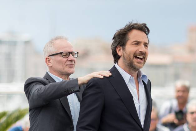 Thierry Frémaux, délégué général du festival de Cannes, Edouard Baer, maître de cérémonie lors du photocall du maître de cérémonie du 71ème Festival International du Film de Cannes, le 8 mai 2018. Borde Jacovides Moreau Bestimage Celebs at the photocall of the master of ceremony during the 71th Cannes International Film Festival. May 8th, 2018. Cannes France Copyright: xJACOVIDES-BORDE-MOREAUx xBESTIMAGExJACOVIDES-BORDE-MOREAUx xBESTIMAGEx