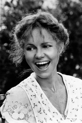 Schauspielerin Sally Field 1946 - 14. September 1984 - Austin, TX, USA - Die Schauspielerin SALLY FIELD spielt Edna Spalding in dem Film Places of the Heart , geschrieben und inszeniert von Robert Benton. Austin Texas U.S.