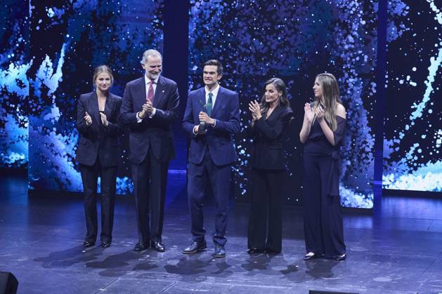 July 23, 2025, Barcelona, Barcelona, Spain: KING FELIPE VI OF SPAIN, QUEEN LETIZIA OF SPAIN, CROWN PRINCESS LEONOR DE BORBON AND PRINCESS SOFIA DE BORBON attend the Princesa de Girona Foundation Awards at Gran Teatro del Liceu Barcelona Spain - ZUMAc260 20250723_zep_c260_002 Copyright: xMikexChicorrox