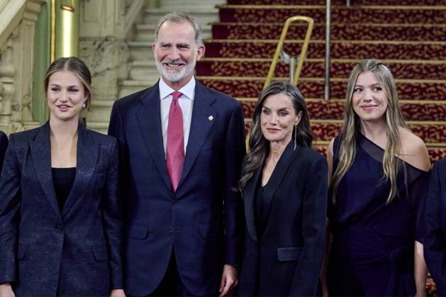 July 23, 2025, Barcelona, Barcelona, Spain: KING FELIPE VI OF SPAIN, QUEEN LETIZIA OF SPAIN, CROWN PRINCESS LEONOR DE BORBON AND PRINCESS SOFIA DE BORBON attend the Princesa de Girona Foundation Awards at Gran Teatro del Liceu Barcelona Spain - ZUMAc260 20250723_zep_c260_005 Copyright: xMikexChicorrox