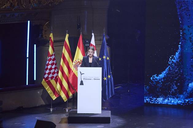 July 23, 2025, Barcelona, Barcelona, Spain: CROWN PRINCESS LEONOR DE BORBON attends the Princesa de Girona Foundation Awards at Gran Teatro del Liceu Barcelona Spain - ZUMAc260 20250723_zep_c260_017 Copyright: xMikexChicorrox