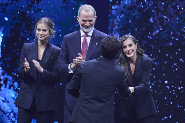 July 23, 2025, Barcelona, Barcelona, Spain: KING FELIPE VI OF SPAIN, QUEEN LETIZIA OF SPAIN and CROWN PRINCESS LEONOR DE BORBON attend the Princesa de Girona Foundation Awards at Gran Teatro del Liceu Barcelona Spain - ZUMAc260 20250723_zep_c260_019 Copyright: xMikexChicorrox