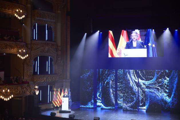 July 23, 2025, Barcelona, Barcelona, Spain: CROWN PRINCESS LEONOR DE BORBON attends the Princesa de Girona Foundation Awards at Gran Teatro del Liceu Barcelona Spain - ZUMAc260 20250723_zep_c260_035 Copyright: xMikexChicorrox