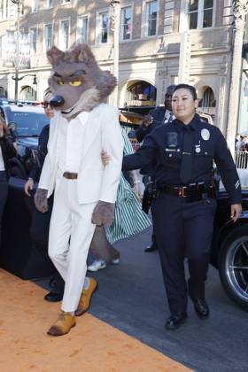 July 23, 2025, Los Angeles, California, USA: Wolf Character at the Premiere of The Bad Guys 2 at the TCL Chinese Theatre IMAX Los Angeles USA - ZUMAg107 20250723_zep_g107_164 Copyright: xNinaxPrommerx