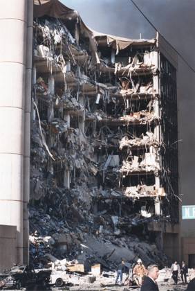 Oklahoma City Bombing April 19, 1995 April 2015 - File - On April 19, 1995, a truck-bomb explosion outside the Alfred P. Murrah Federal Building in Oklahoma City, Oklahoma, left 168 people dead and hundreds more injured. The blast was set off by anti-government militant Timothy McVeigh, who in 2001 was executed for his crimes. His co-conspirator Terry Nichols received life in prison. Pictured - Apr 19, 1995 - Oklahoma City, Oklahoma, U.S - A massive bomb was detonated in a underground car park beneath the Alfred P Murrah Federal Building killing 168 people, 19 of them children under five. Copyright: xCharlesxPorterxIVx