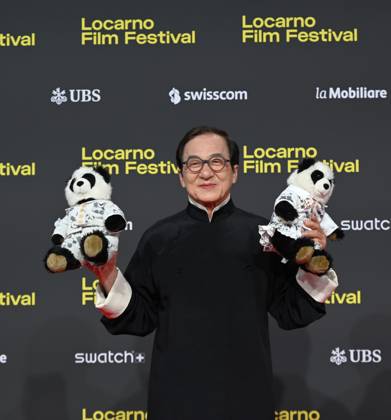 Locarno,Swiss Locarno Film Festival 2025 Jackie Chan Pardo at the Lifetime Achievement red carpet In the photo:Jackie Chan  Copyright: xNickxZonnax xipa-agency.netx xNickxZonnax IPA_Agency_IPA62030407