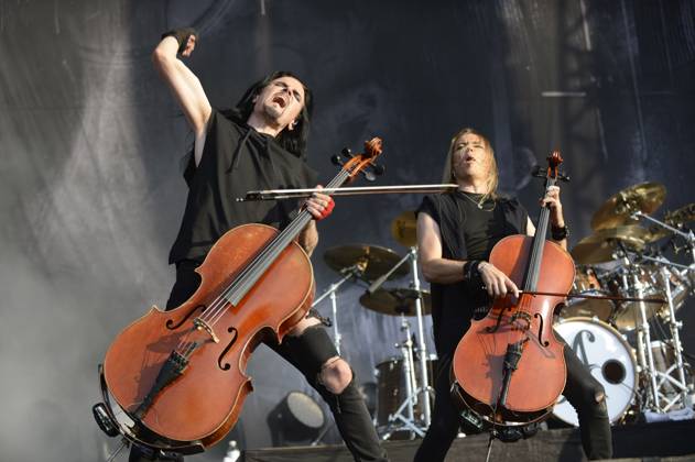 Entertainment Themen der Woche KW32 Apocalyptica live auf dem M era Luna Festival 2025 auf dem Flugplatzgelände Drispenstedt. Hildesheim, 09.08.2025