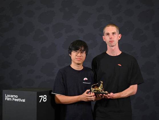Locarno Film Festival - Award Ceremony Photocall Truong Minh Qua and Nicolas Graux posing with the Pardo d Oro Award during the 78th Locarno Film Festival on August 16, 2025 in Locarno, Switzerland. Photo by Nick Zonna IPA ABACAPRESS.COM Locarno Switzerland  Copyright: xZonnaxNick IPA ABACAx