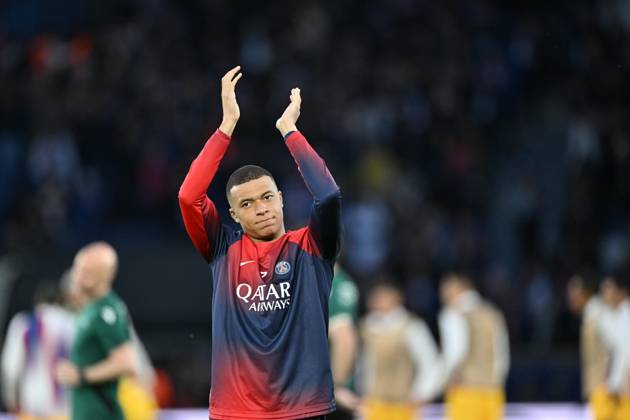 Paris Saint-Germain v Barcelona - UEFA Champions League PARIS, FRANCE - APRIL 10: Kylian Mbappe of Paris Saint-Germain gestures during the UEFA Champions League quarter finals first leg football match between Paris Saint-Germain and FC Barcelona at Parc des Princes in Paris, France on April 10, 2024. France World. Editorial use only. Please get in touch for any other usage. Copyright: x2025xAnadoluxMustafaxYalcınx
