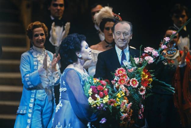 Galina Vishnevskaya and Rodion Shchedrin 1024821 14.03.1992 Opera singer (lyric-dramatic soprano), People s Artist of the USSR Galina Vishnevskaya and composer Rodion Shchedrin. An evening to mark Vishnevskaya s 45 years on stage, at the State Academic Bolshoi Theatre of Russia. Yuryi Abramochkin Sputnik Moscow Russia  Copyright: xYuryixAbramochkinx