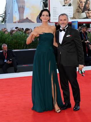 Venice, 82nd Venice International Film Festival 2025 - evening 4 - KINEO AWARD red carpet Pictured: Shalana Santana, Massimiliano Gallo  Copyright: xAlbertoxTerenghi PoolxPhotoxEventsx06x xipa-agency.netx xPoolxPhotoxEventsx06x IPA_Agency_IPA63697353
