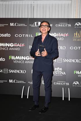 Venice, 82nd Venice International Film Festival 2025 - Evening 5 - Filming Italy Awards Ceremony. Pictured: Giovanni Esposito  Copyright: xManuelexMangiarotti PoolxPhotoxEventsx06x xipa-agency.netx xManuelexMangiarotti PoolxPhotoxEx IPA_Agency_IPA63793979