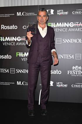 Venice, 82nd Venice International Film Festival 2025 - Evening 5 - Filming Italy Awards Ceremony. Pictured: Piero Pelù  Copyright: xManuelexMangiarotti PoolxPhotoxEventsx06x xipa-agency.netx xManuelexMangiarotti PoolxPhotoxEx IPA_Agency_IPA63793991