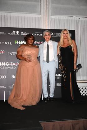 Venice, 82nd Venice International Film Festival 2025 - Evening 5 - Filming Italy Awards Ceremony. Pictured: Da Vine Joy Randolph  Copyright: xManuelexMangiarotti PoolxPhotoxEventsx06x xipa-agency.netx xManuelexMangiarotti PoolxPhotoxEx IPA_Agency_IPA63795273