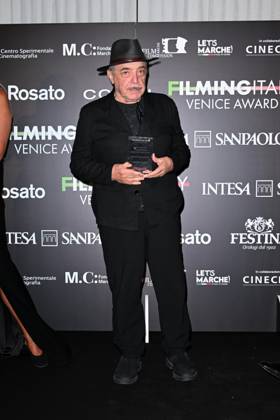 Venice, 82nd Venice International Film Festival 2025 - Evening 5 - Filming Italy Awards Ceremony. Pictured: Nino Frassica  Copyright: xManuelexMangiarotti PoolxPhotoxEventsx06x xipa-agency.netx xManuelexMangiarotti PoolxPhotoxEx IPA_Agency_IPA63795413