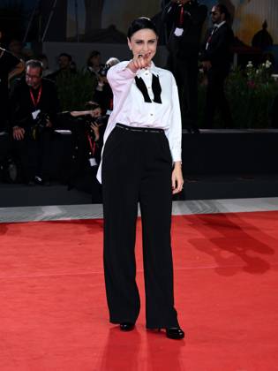 Venice, 82nd Venice International Film Festival 2025 - Evening 5 - Red Carpet Filming Italy Venice Award Pictured: Federica Vincenti  Copyright: xAlbertoxTerenghi PoolxPhotoxEventsx06x xipa-agency.netx xPoolxPhotoxEventsx06x IPA_Agency_IPA63796719