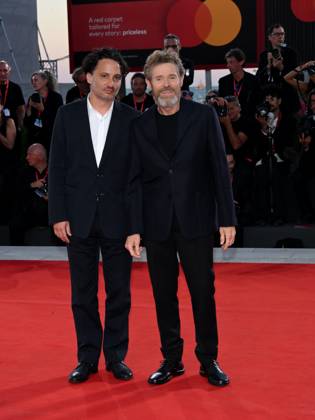 Venice, 82nd Venice International Film Festival 2025 - evening 5 - red carpet Filming Italy Venice Award Pictured: Willem Dafoe, Gaston Solnicki  Copyright: xAlbertoxTerenghi PoolxPhotoxEventsx06x xipa-agency.netx xPoolxPhotoxEventsx06x IPA_Agency_IPA63798793