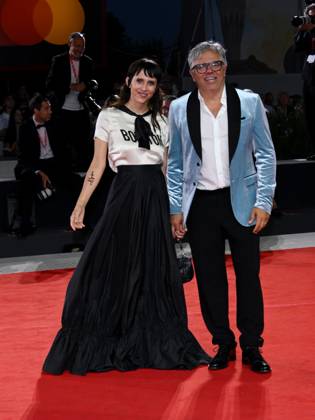 Venice, 82nd Venice International Film Festival 2025 - evening 5 - red carpet Filming Italy Venice Award Pictured: Susy Laude, Dino Abbrescia  Copyright: xAlbertoxTerenghi PoolxPhotoxEventsx06x xipa-agency.netx xPoolxPhotoxEventsx06x IPA_Agency_IPA63803142