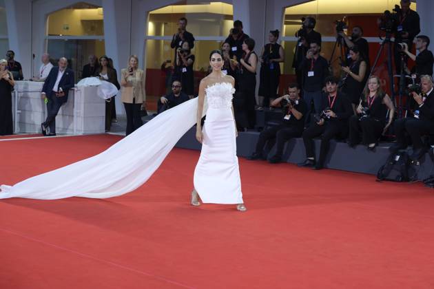 Filming Italy Venice Award red carpet in Venice Lido - 31 Aug 2025 Rocio Munoz Morales attends the red carpet of Filming Italy Venice Award at 82nd Venice Film Festival at Palazzo del Cinema. Venice Lido Italy Copyright: xMarioxCartellix xSOPAxImagesx _DSC4799