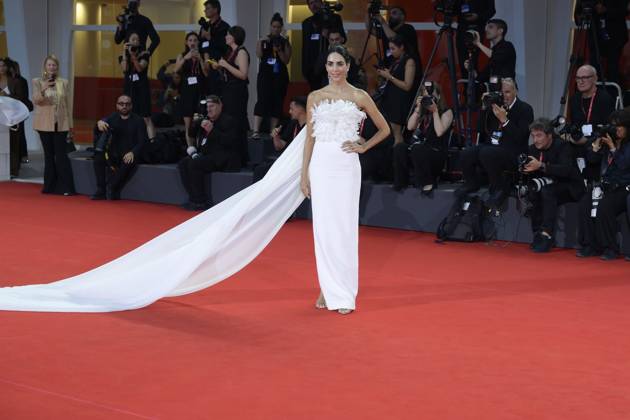 Filming Italy Venice Award red carpet in Venice Lido - 31 Aug 2025 Rocio Munoz Morales attends the red carpet of Filming Italy Venice Award at 82nd Venice Film Festival at Palazzo del Cinema. Venice Lido Italy Copyright: xMarioxCartellix xSOPAxImagesx _DSC4801