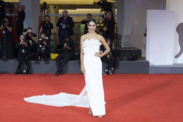 Filming Italy Venice Award red carpet in Venice Lido - 31 Aug 2025 Rocio Munoz Morales attends the red carpet of Filming Italy Venice Award at 82nd Venice Film Festival at Palazzo del Cinema. Venice Lido Italy Copyright: xMarioxCartellix xSOPAxImagesx _DSC4809