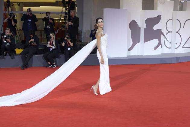 Filming Italy Venice Award red carpet in Venice Lido - 31 Aug 2025 Rocio Munoz Morales attends the red carpet of Filming Italy Venice Award at 82nd Venice Film Festival at Palazzo del Cinema. Venice Lido Italy Copyright: xMarioxCartellix xSOPAxImagesx _DSC4815