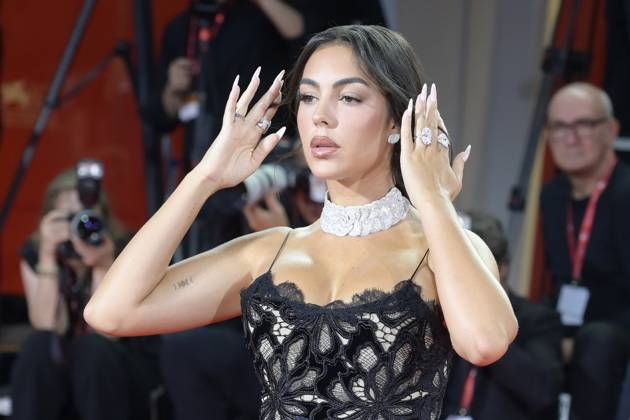 Filming Italy Venice Award red carpet in Venice Lido - 31 Aug 2025 Georgina Rodriguez attends the red carpet of Filming Italy Venice Award at 82nd Venice Film Festival at Palazzo del Cinema. Venice Lido Italy Copyright: xMarioxCartellix xSOPAxImagesx _DSC4882