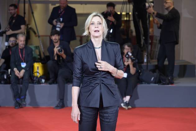 Filming Italy Venice Award red carpet in Venice Lido - 31 Aug 2025 Margherita Buy attends the red carpet of Filming Italy Venice Award at 82nd Venice Film Festival at Palazzo del Cinema. Venice Lido Italy Copyright: xMarioxCartellix xSOPAxImagesx _DSC4961