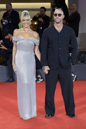MIcaela Ramazzotti und Claudio Pallitto bei der Verleihung vom Filming Italy Venice Award auf der Biennale di Venezia 2025 82. Internationale Filmfestspiele von Venedig im Palazzo del Cinema. Venedig, 31.08.2025
