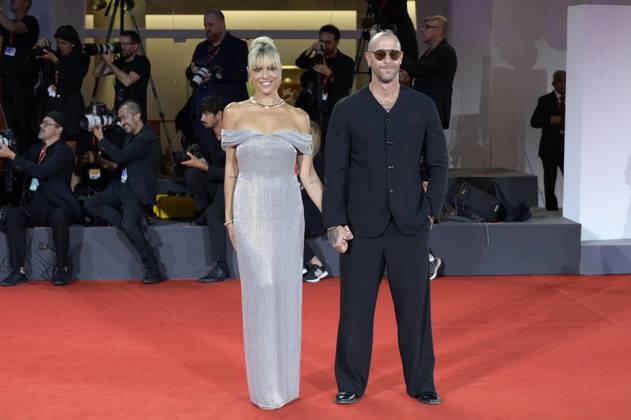MIcaela Ramazzotti und Claudio Pallitto bei der Verleihung vom Filming Italy Venice Award auf der Biennale di Venezia 2025 82. Internationale Filmfestspiele von Venedig im Palazzo del Cinema. Venedig, 31.08.2025