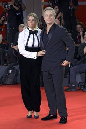 Francesca Barra mit Ehemann Claudio Santamaria bei der Verleihung vom Filming Italy Venice Award auf der Biennale di Venezia 2025 82. Internationale Filmfestspiele von Venedig im Palazzo del Cinema. Venedig, 31.08.2025