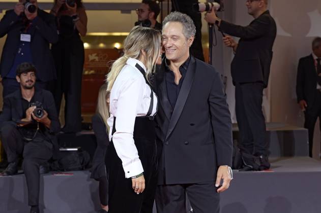 Francesca Barra mit Ehemann Claudio Santamaria bei der Verleihung vom Filming Italy Venice Award auf der Biennale di Venezia 2025 82. Internationale Filmfestspiele von Venedig im Palazzo del Cinema. Venedig, 31.08.2025