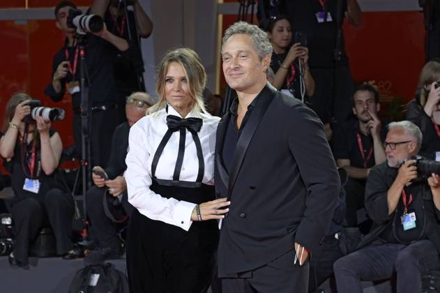 Francesca Barra mit Ehemann Claudio Santamaria bei der Verleihung vom Filming Italy Venice Award auf der Biennale di Venezia 2025 82. Internationale Filmfestspiele von Venedig im Palazzo del Cinema. Venedig, 31.08.2025
