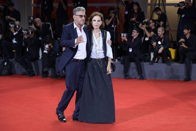 Sergio Castellitto mit Ehefrau Margareth Mazzantini bei der Verleihung vom Filming Italy Venice Award auf der Biennale di Venezia 2025 82. Internationale Filmfestspiele von Venedig im Palazzo del Cinema. Venedig, 31.08.2025