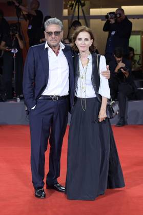 Sergio Castellitto mit Ehefrau Margareth Mazzantini bei der Verleihung vom Filming Italy Venice Award auf der Biennale di Venezia 2025 82. Internationale Filmfestspiele von Venedig im Palazzo del Cinema. Venedig, 31.08.2025