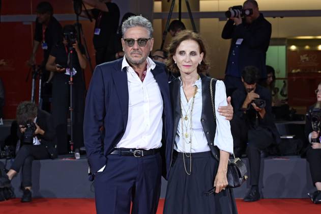 Sergio Castellitto mit Ehefrau Margareth Mazzantini bei der Verleihung vom Filming Italy Venice Award auf der Biennale di Venezia 2025 82. Internationale Filmfestspiele von Venedig im Palazzo del Cinema. Venedig, 31.08.2025