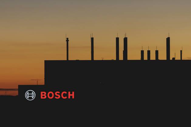 Schriftzug an einer Fabrik der Robert Bosch GmbH, aufgenommen in Dresden, 31.08.2025. Dresden Deutschland Copyright: xFlorianxGaertnerx
