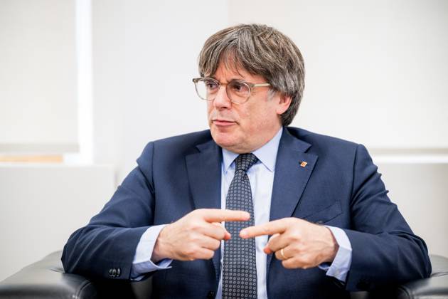 Illa meets with Puigdemont in Brussels The president of Junts per Catalunya, Carles Puigdemont, during a meeting with the president of the Generalitat, on August 2, 2025, in Brussels Belgium Illa, who has promoted the meeting, has remarked his intention to have it with the will to send a message of dialogue, in addition yesterday September 1, he regretted not being able to receive the Catalan ex-president in the Palau de la Generalitat because the amnesty law is not applied 02 SEPTEMBER 2025 Brussels Belgium Brussels Belgium Spain  Copyright: xJasperxJacobsx xEuropaxPressx 6930092