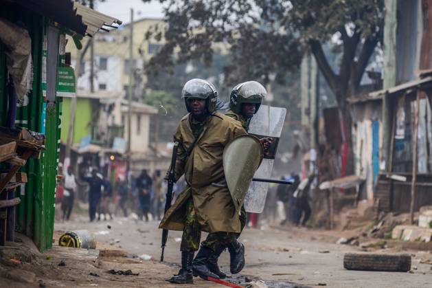 Demonstration against high cost of living in Kenyan capital Nairobi NAIROBI, KENYA - JULY 19: Police intervene people, take part in a demonstration held against the rising the cost of living, in Nairobi, Kenya on July 19, 2023. Nayrobi Kenya. Editorial use only. Please get in touch for any other usage.  Copyright: x2025xAnadoluxGeraldxAndersonx