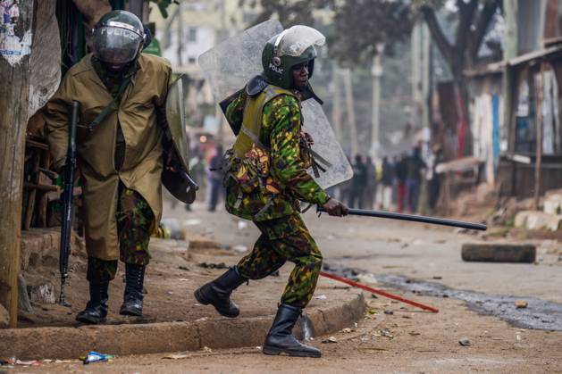 Demonstration against high cost of living in Kenyan capital Nairobi NAIROBI, KENYA - JULY 19: Police intervene people, take part in a demonstration held against the rising the cost of living, with batons in Nairobi, Kenya on July 19, 2023. Nayrobi Kenya. Editorial use only. Please get in touch for any other usage.  Copyright: x2025xAnadoluxGeraldxAndersonx