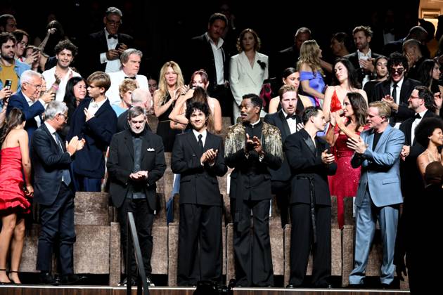 Venice, 82nd Venice International Film Festival 2025, - Evening 7 - Campari Passion for Film Award to Gus Van Sant. Pictured: Gus Van Sant, Colman Domingo, Vinh Nguyen,  Copyright: xSimonexComi PoolxPhotoxEventsx06x xipa-agency.netx xSimonexComi PoolxPhotoxEventsx06x IPA_Agency_IPA63971818