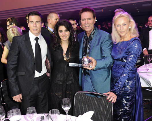 DEUTSCHER NACHHALTIGKEITSPREIS IN DUESSELDORF James Toseland, Katie Melua, Sir Cliff Richard and Marietta Parfitt at Deutscher Nachhaltigkeitspreis award at Maritim Hotel , Duesseldorf, Germany WENN 3594760