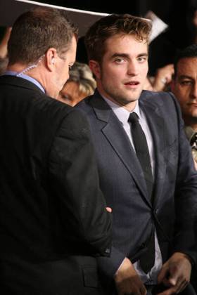 Robert Pattinson The Twilight Saga: Breaking Dawn - Part 1 World Premiere held at Nokia Theatre L.A. Live Los Angeles, California - 14.11.11, Los Angeles, California, United States Adriana M. Bar 3610560
